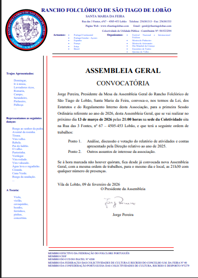 𝗔𝗦𝗦𝗘𝗠𝗕𝗟𝗘𝗜𝗔 𝗚𝗘𝗥𝗔𝗟  - 13 de março de 2026