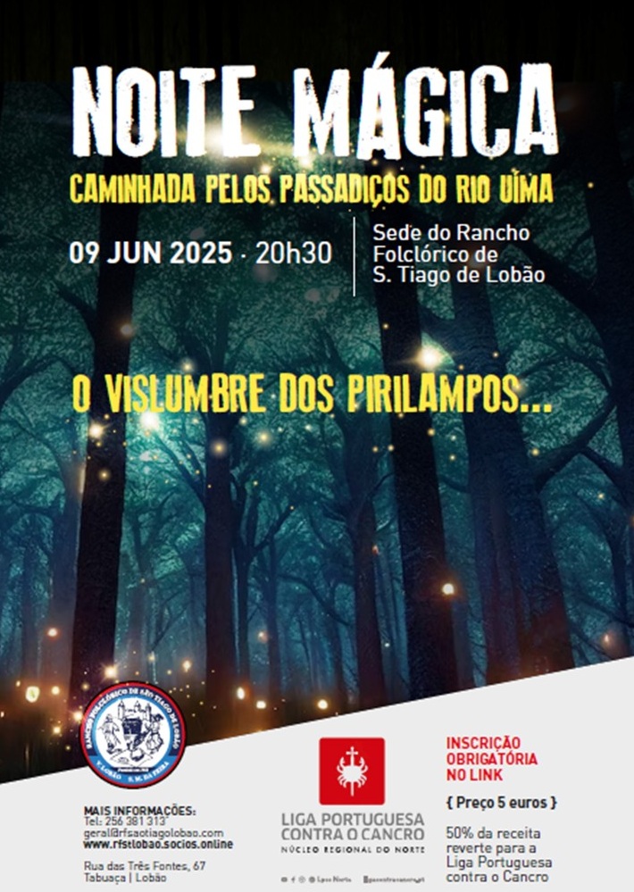 Noite Mágica | Caminhada noturna, o vislumbre dos Pirilampos