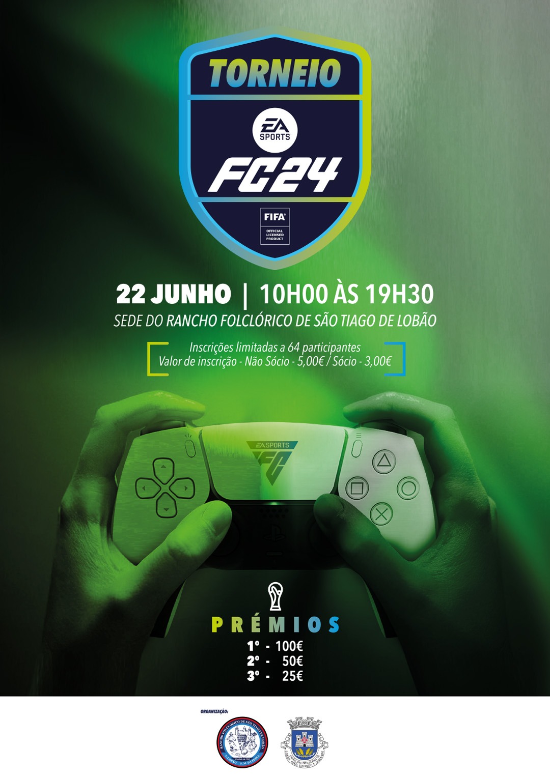 𝗧𝗢𝗥𝗡𝗘𝗜𝗢 𝗙𝗖 𝟮𝟰 - dia 22 de Junho das 10:00 às 19:30